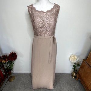 Colour by Kenneth Winston Beige Formal Dress